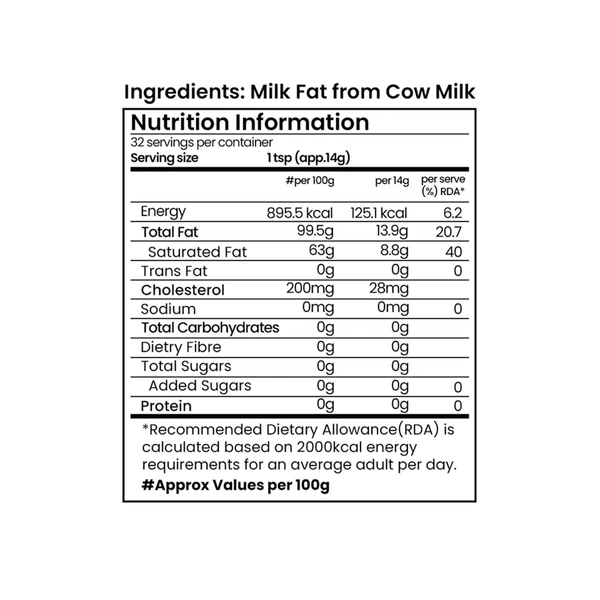 Sanjeevani Organics Organic A2 Badri Cow Ghee 500ML