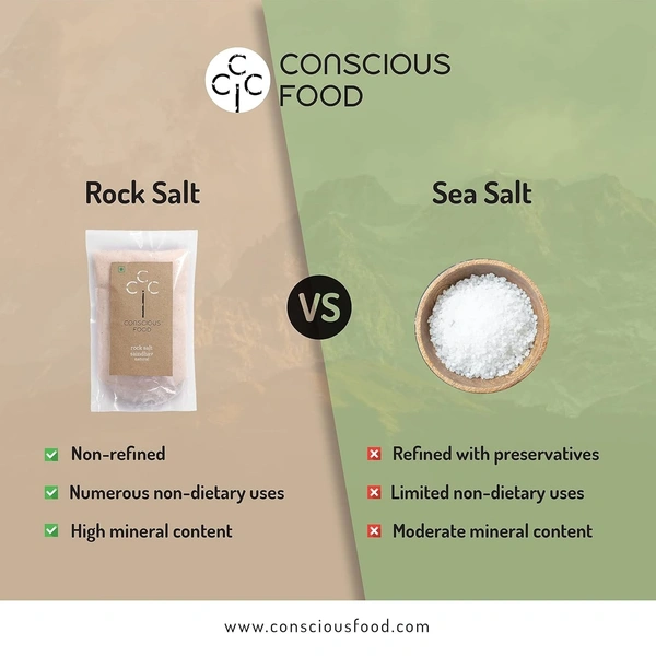Conscious Food Rock Salt | Himalayan Pink Salt | 1kg