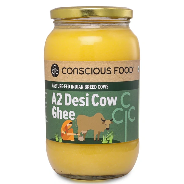 Conscious Food A2 Desi Cow Ghee 1L