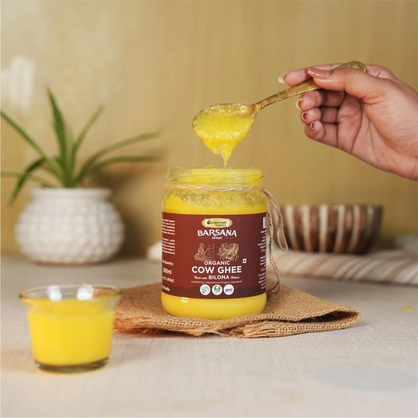 Sanjeevani Organics Organic Bilona Cow Ghee 500ML