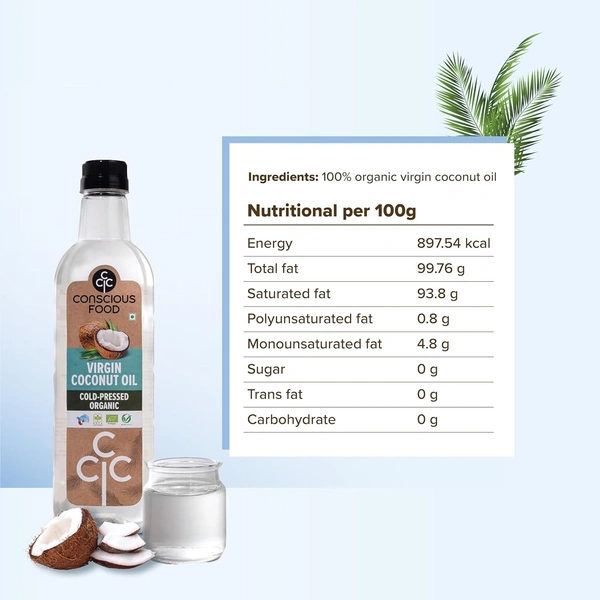 Conscious Food Cold Pressed Virgin Coconut Oil | 250ml