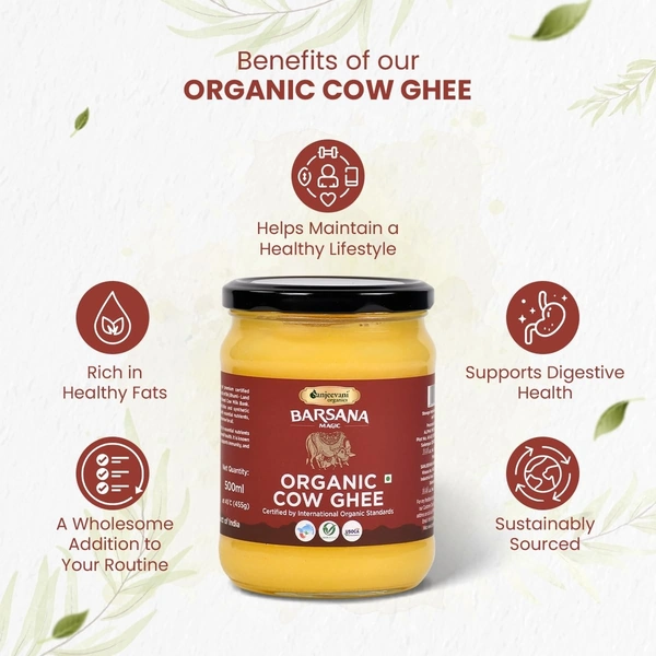 Sanjeevani Organics Organic Cow Ghee 500ML