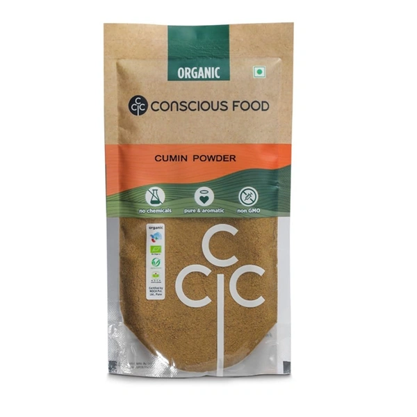 Conscious Food Organic Cumin Powder  - Jeera Powder | 100g