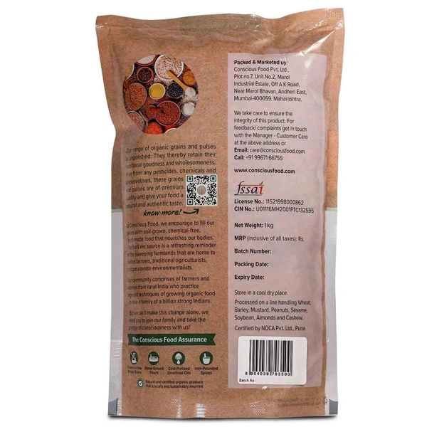 Conscious Food Organic Desi Chana | 1kg