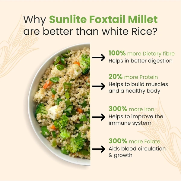 Sunlite Organic Organic Foxtail Millet 300gm