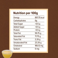Conscious Food Organic Cow Ghee | 500ml