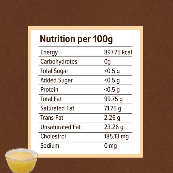 Conscious Food Organic Cow Ghee | 500ml
