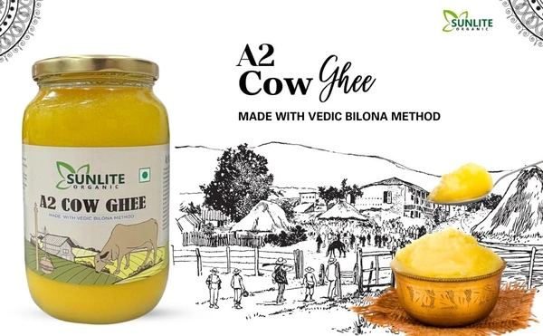 Sunlite Organic A2 Desi Cow Ghee 500 Ml