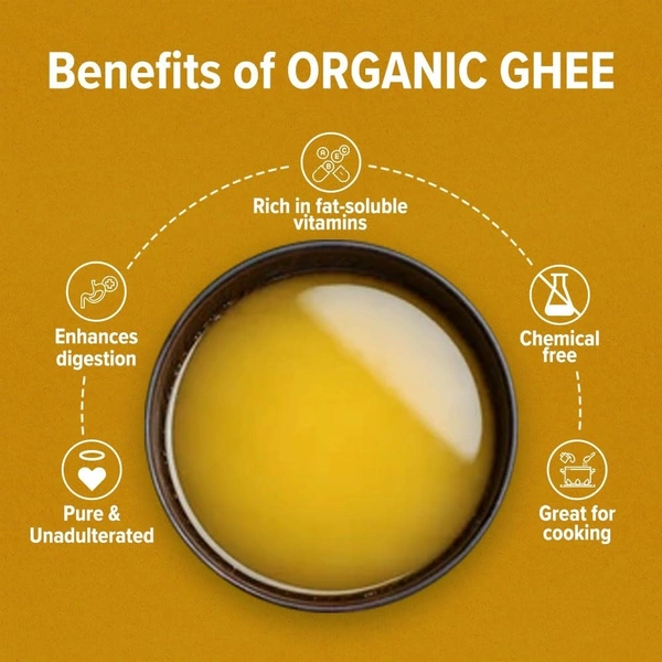 Conscious Food Organic Cow Ghee | 500ml
