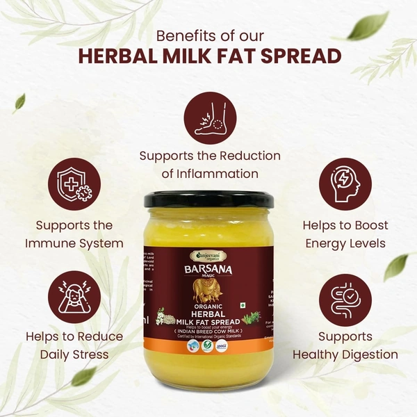 Sanjeevani Organics Herbal Milk Fat Spread 500ml