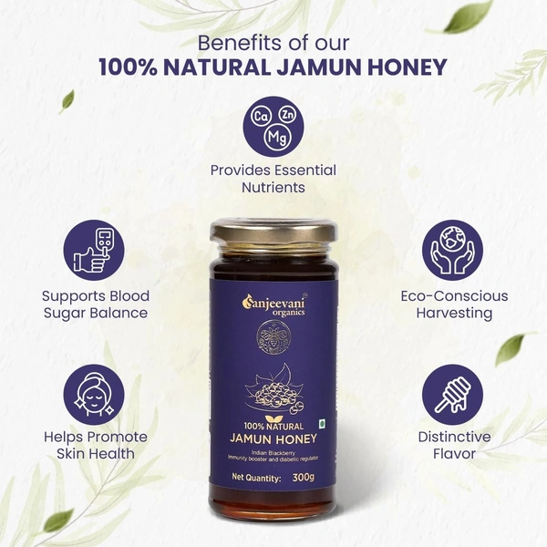 Sanjeevani Organics 100% Natural Jamun Honey 300G