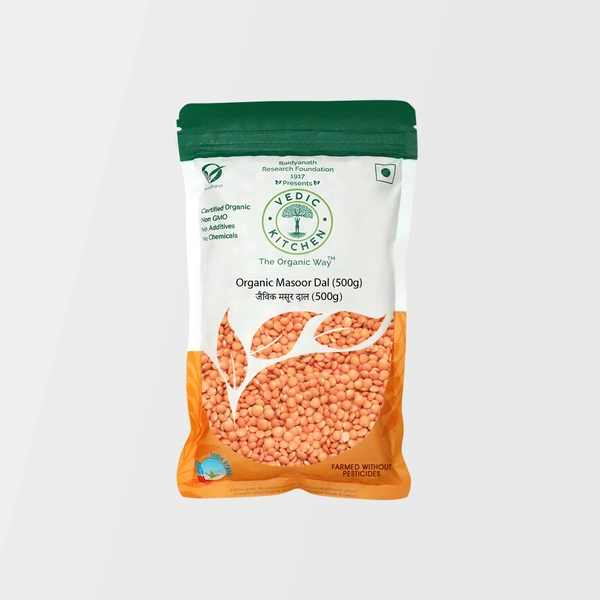 Vedic Kitchen Organic Masoor Dal 500 g