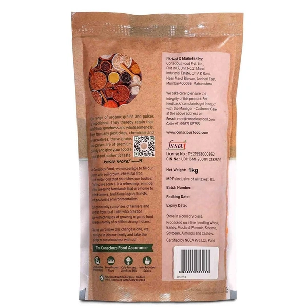 Conscious Food Organic Red Masoor Dal | 1kg
