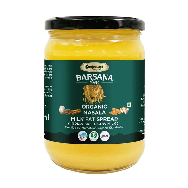 Sanjeevani Organics Masala Milk Fat Spread 500ml