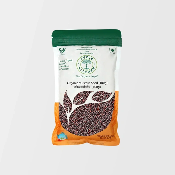 Vedic Kitchen Organic Mustard Seeds 100 g