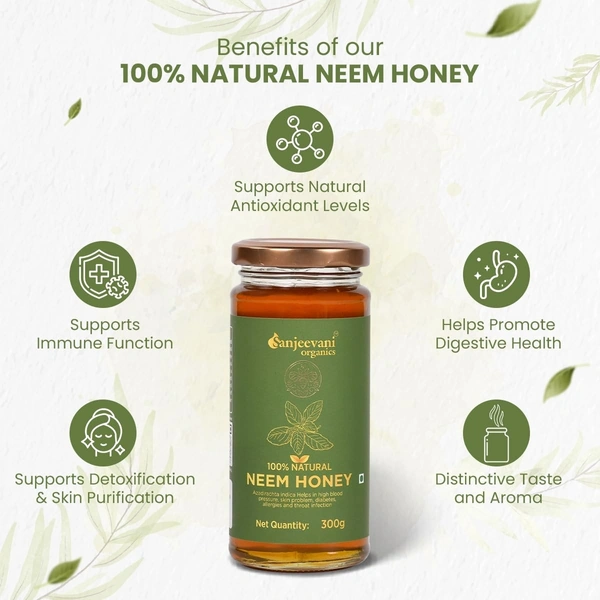 Sanjeevani Organics 100% Natural Neem Honey 300G
