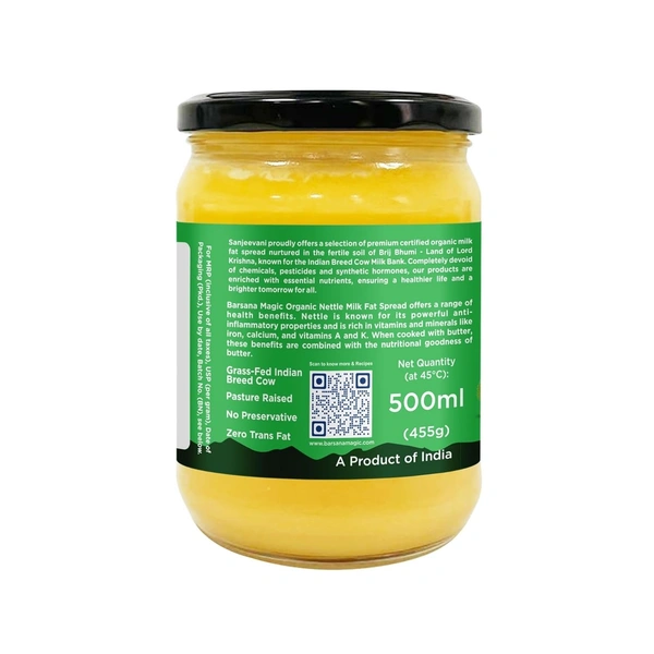 Sanjeevani Organics Nettle Milk Fat Spread 500ml