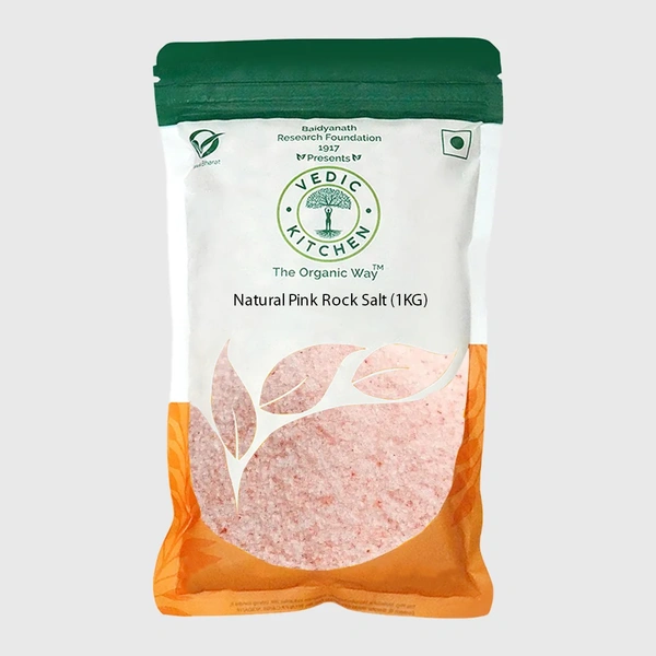 Vedic Kitchen Natural Pink Rock Salt 1Kg