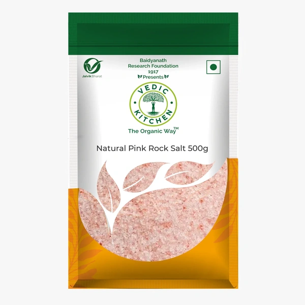 Vedic Kitchen Natural Pink Rock Salt 500g