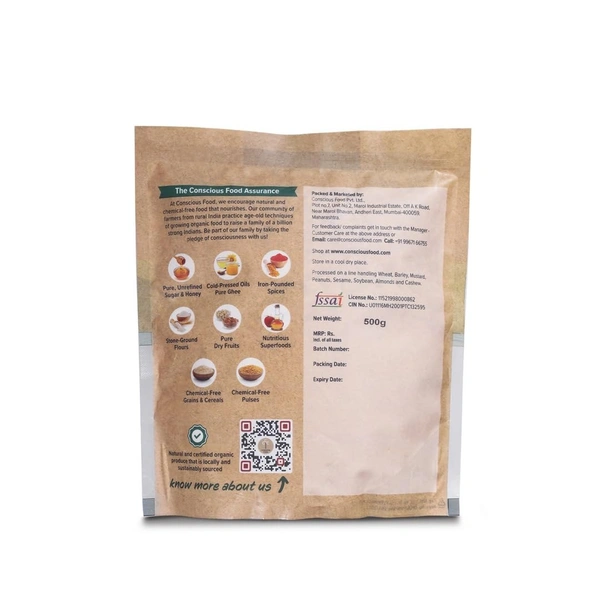 Conscious Food Desi Poha / Brown Rice Flakes