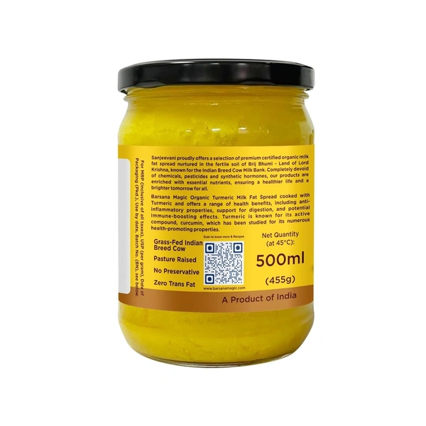 Sanjeevani Organics Turmeric Milk Fat Spread 500ml