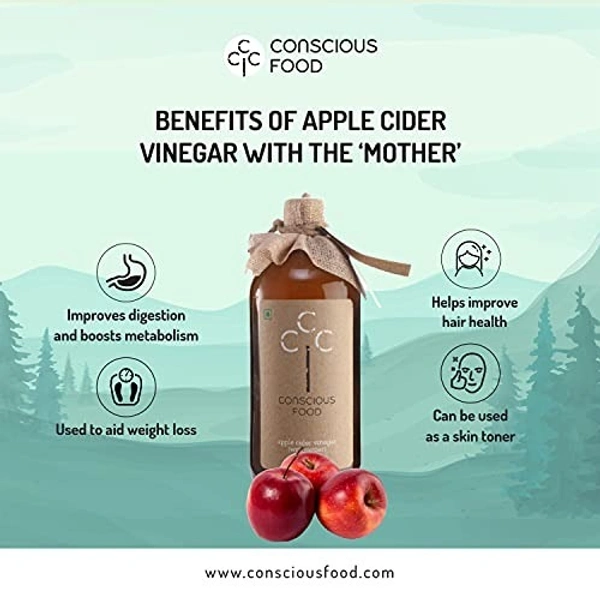 Conscious Food Apple Cider Vinegar 500ml