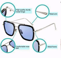 HIPE Uc Protection Gradients Riding Glass  Retro Square Sunglasses (Free Size ( For Men& Women)