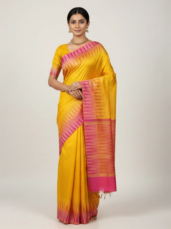 SKU0980 | Indian Soft Bishnupuri Katan Silk Saree | Batik Saree | Premium Quality - Dry Wash Only, Yes
