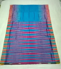 SKU0989 | Indian Soft Bishnupuri Katan Silk Saree | Batik Saree | Premium Quality - Dry Wash Only, Yes