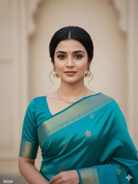 SKU0995 | Exclusive Indian Soft Bishnupuri Katan Silk Saree | Kolakhetra Saree | Premium Quality - Dry Wash Only, Yes