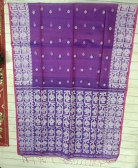 SKU1334 : Premium Handwoven Resham Jamdani Saree - Dry Wash, Yes