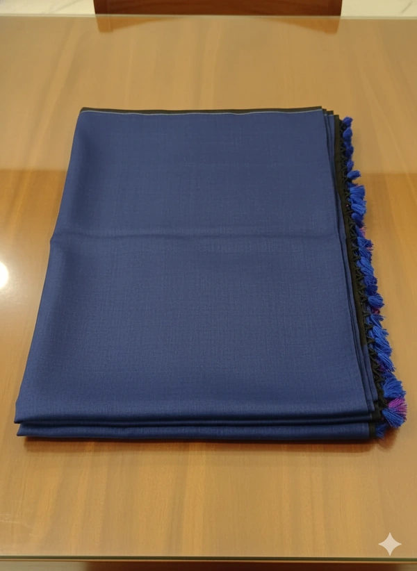 SKU1220 : Pure Khadi Cotton Saree – Handwoven, Lightweight & Breathable Fabric - Hand Wash, Yes