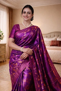SKU1520 : Semi Silk Jamdani Saree | Traditional Handwoven Elegant Festive & Ethnic Wear