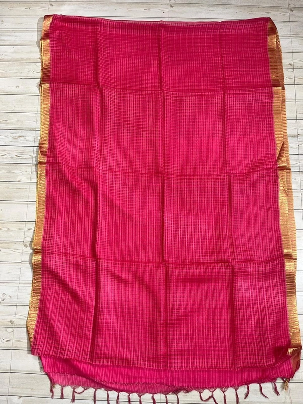 SKU0845 : Resham-Muga saree – Gorgeous, Lightweight & Breathable Fabric - Hand Wash, Yes