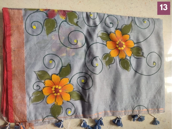 SKU803: Linen Hand Painting - Yes