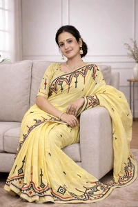 SKU1457 : Tant Cotton with Gujrati Work