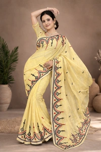 SKU1457 : Tant Cotton with Gujrati Work