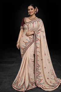 SKU1463 : Tant Cotton with Gujrati Work