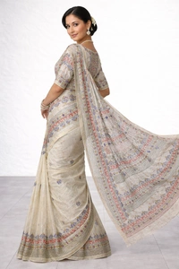 SKU1465 : Resham Matka Fabric with Gujarati & Lambani Handwork