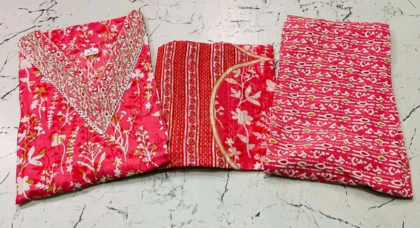 Premium Quality Cotton Kurti Pant Set