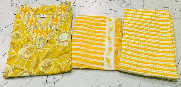 Premium Quality Cotton Kurti Pant Set