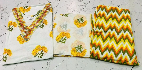 Premium Quality Cotton Kurti Pant Set