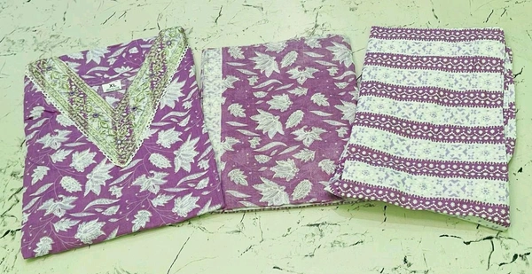 Premium Quality Cotton Kurti Pant Set