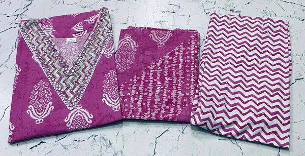 Premium Quality Cotton Kurti Pant Set