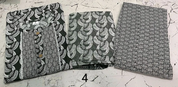 Premium Quality Cotton Kurti Pant Set Specially for Black Lovers