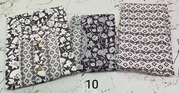 Premium Quality Cotton Kurti Pant Set Specially for Black Lovers