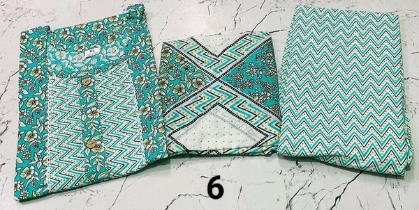 Premium Quality Cotton Kurti Pant Set 🩵