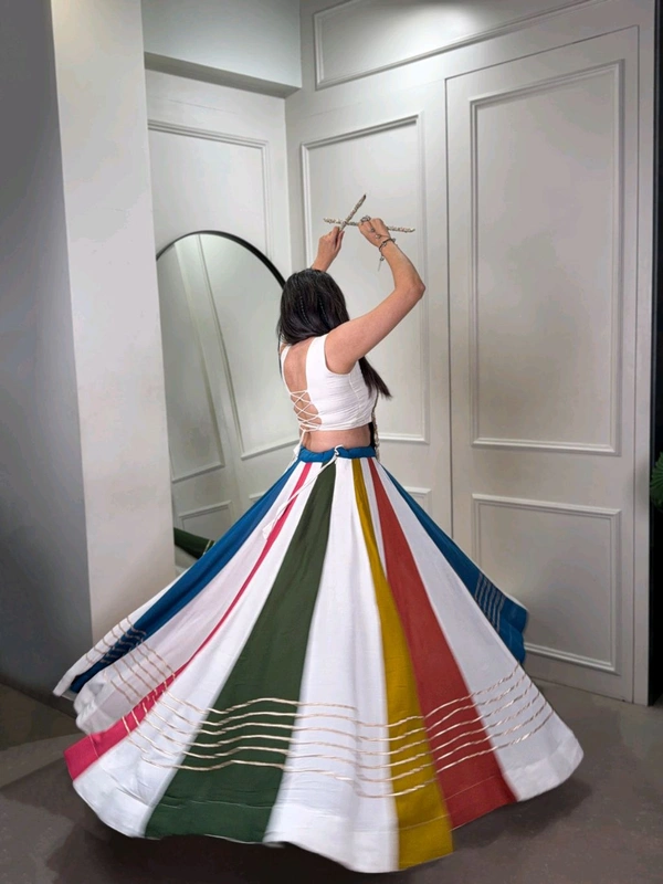 Navratri Special Multicolour Lehenga