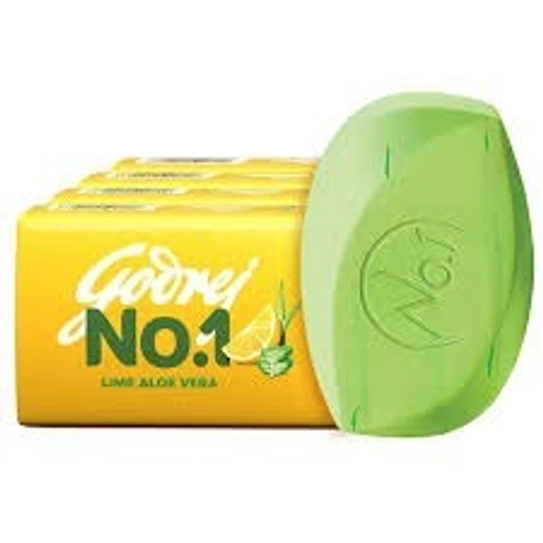 GODREJ NO.1 LIME+ALOE 125g 3+1FREE - 4 PCS