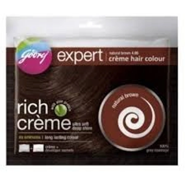 GODREJ RICH CREME NATURAL BRWN - 1 PCS